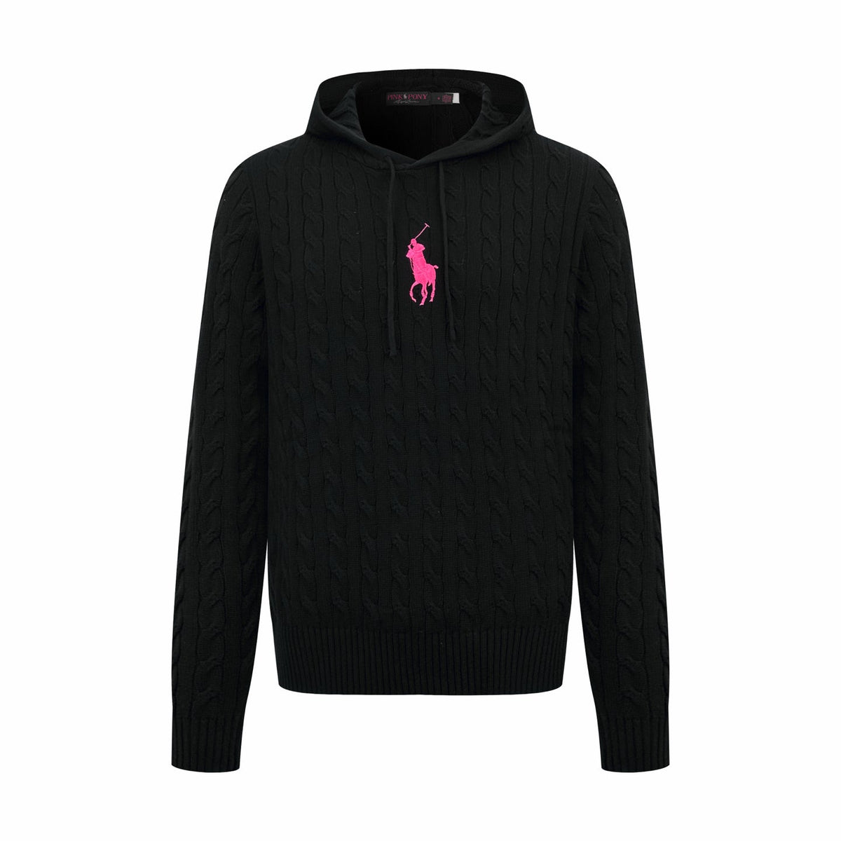 2026 New RL Embroidered Cowl-Neck Cable-Knit Jumper (CC921-B60)