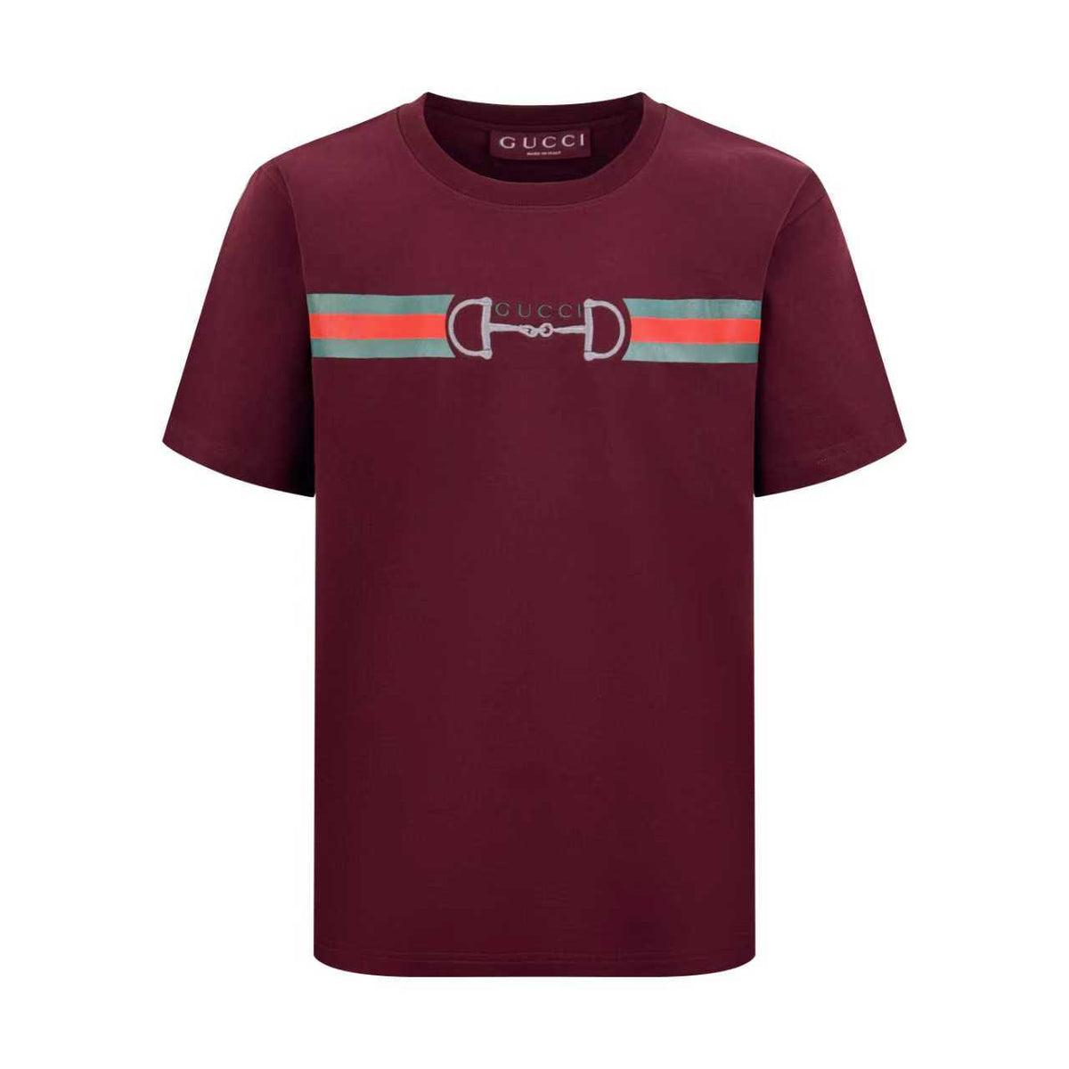 2026 New GU Horsebit Webbing T-Shirt (AA540-A15)