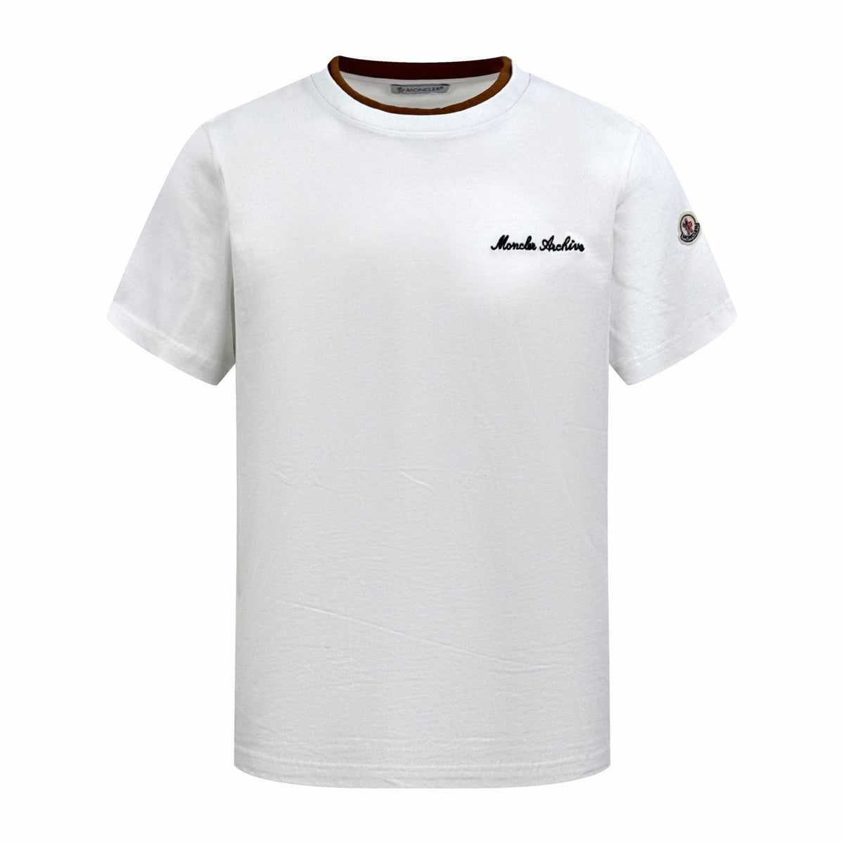 2026 New Mon Embroidered Logo Fake Two-Piece Short Sleeve (AA524-A15)