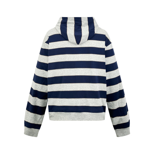 2026 New Model MM Logo Striped Hooded Coat (AA672-B75)