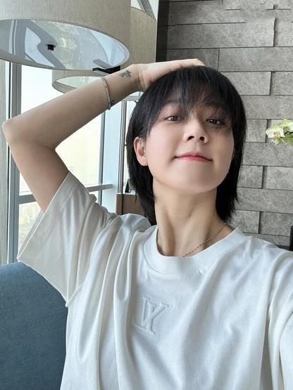 2026 New LY Logo Embossed Short-Sleeved T-Shirt (24019-A10)