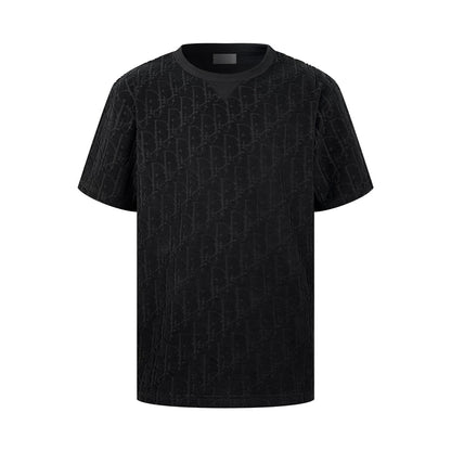 2026 New Style CD All-Over Print Letter Short-Sleeved T-Shirt (24026-A25)