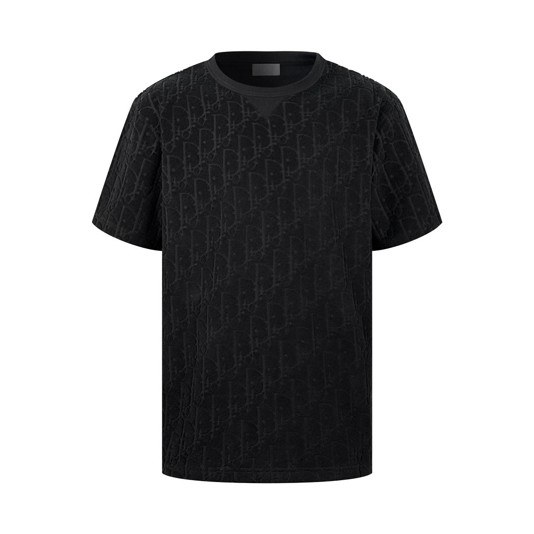 2026 New Style CD All-Over Print Letter Short-Sleeved T-Shirt (24026-A25)
