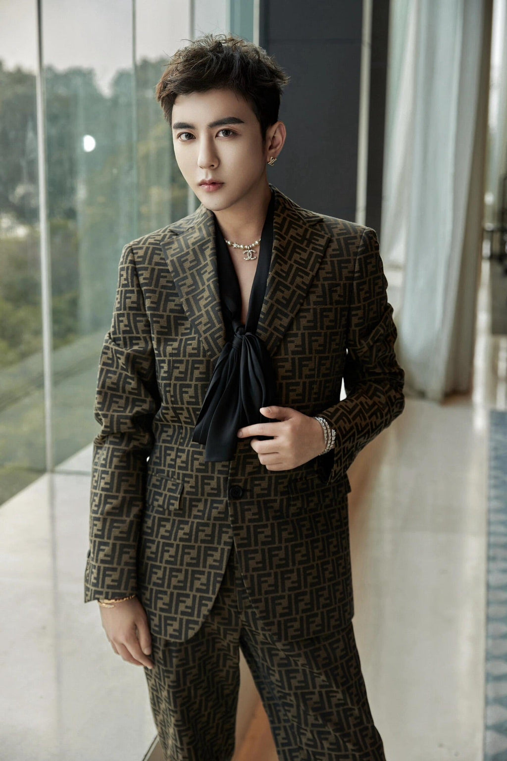 2026 New FF All-Over Print Suit (55039-D30)