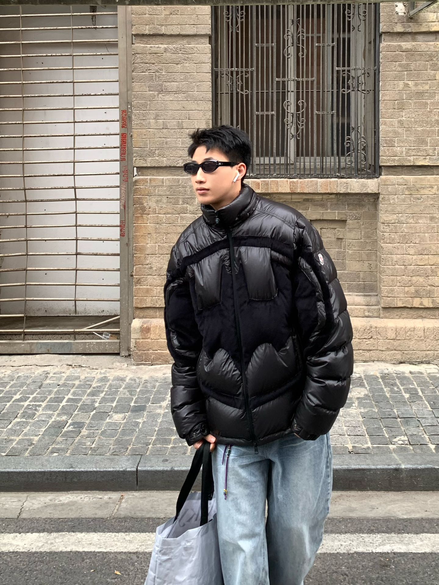 2026 New Mon Batman Logo Down Jacket (24064-F20)