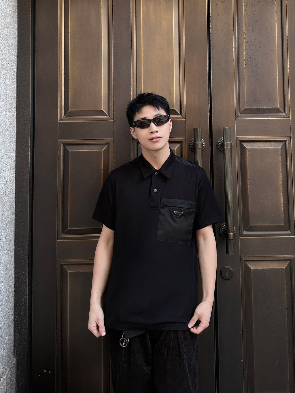 2026 New Triangle Brand Pocket Polo Shirt (MM001-A50)