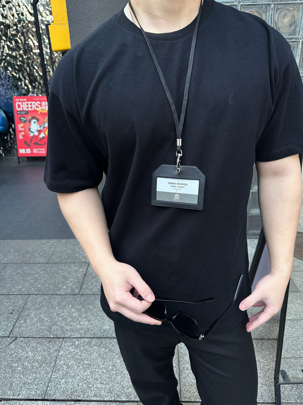 2026 New Saint L Embroidered Logo T-Shirt (25137-A05)
