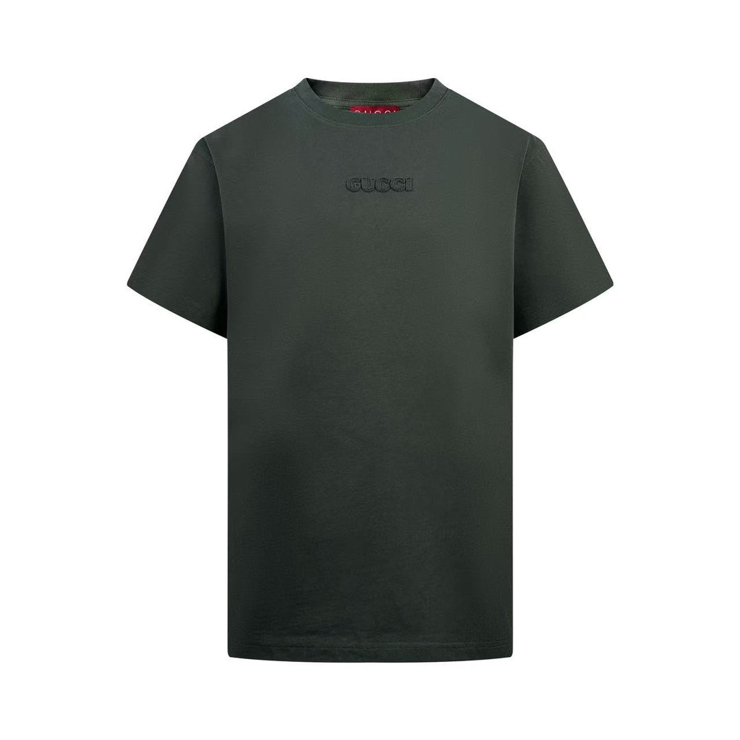 2026 New GU Logo Embroidered Short-Sleeved T-Shirt (25139-A15)