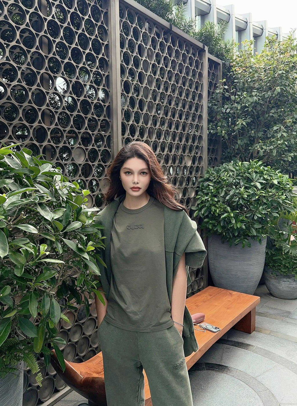 2026 New GU Logo Embroidered Short-Sleeved T-Shirt (25139-A15)