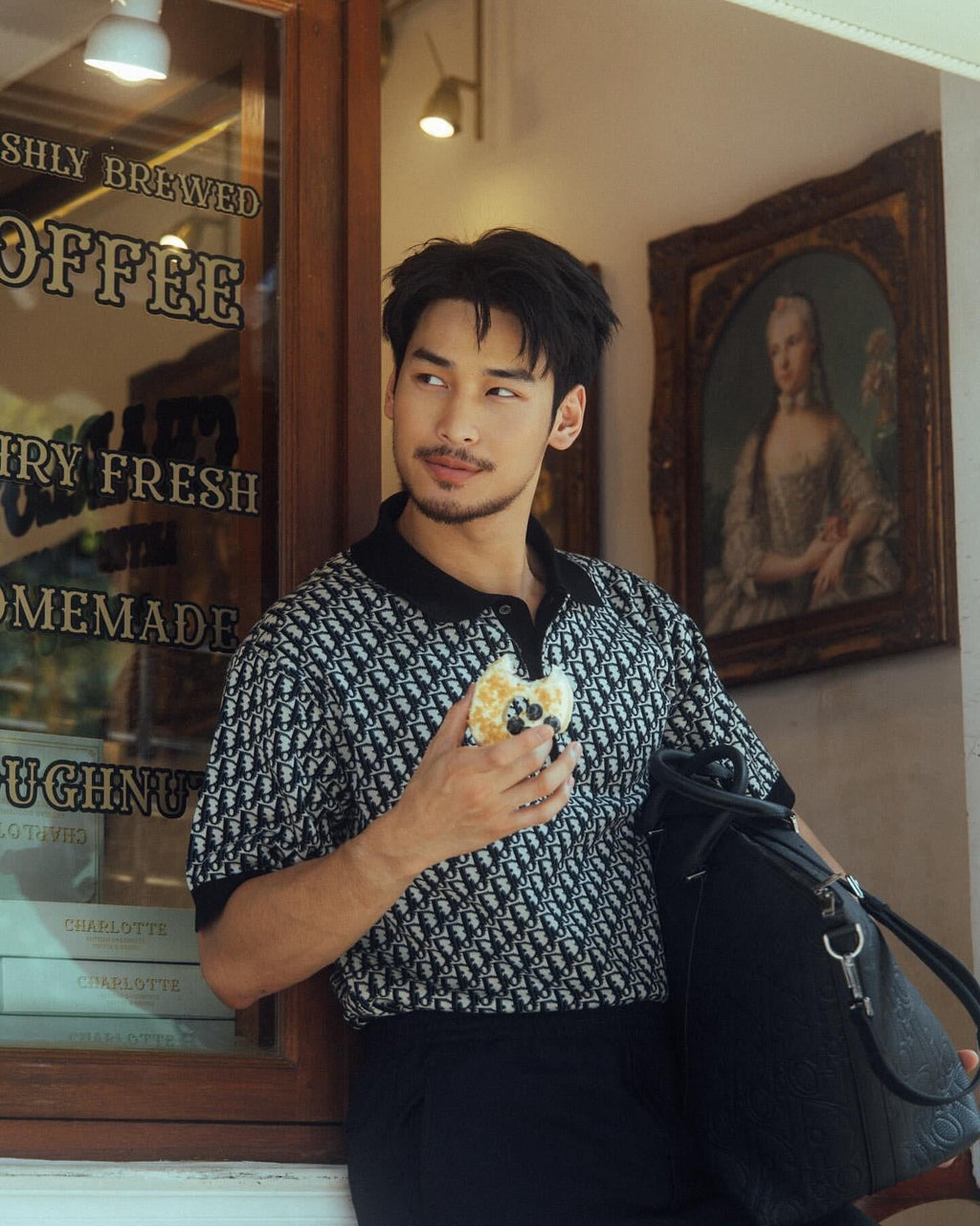 2026 New CD Knit Jacquard Polo Shirt (25128-A90)
