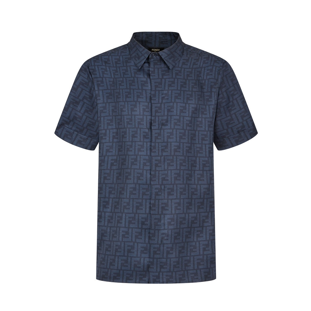 2026 New FF All-Over Print Short-Sleeved Shirt (25129-A90)