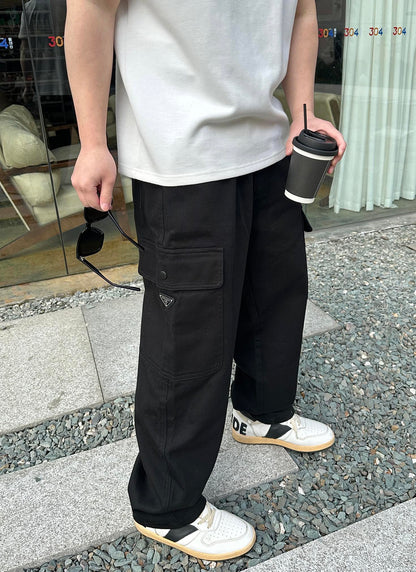 2026 New Triangle Brand Trousers with Pocket Triangle Logo (MM031-B30)