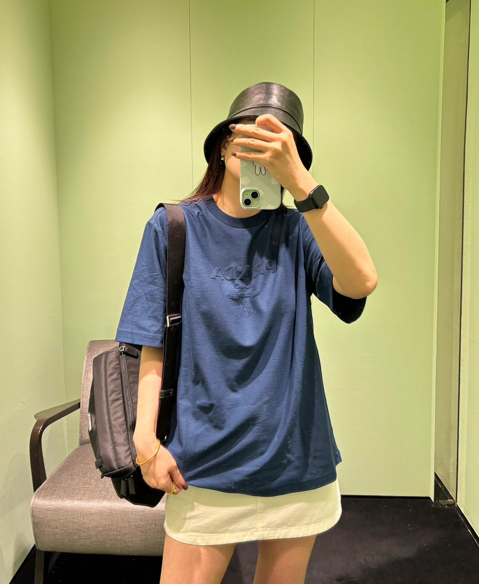 2026 New Triangle Brand Towel Embroidered Short-Sleeved Shirt (25213-A15)