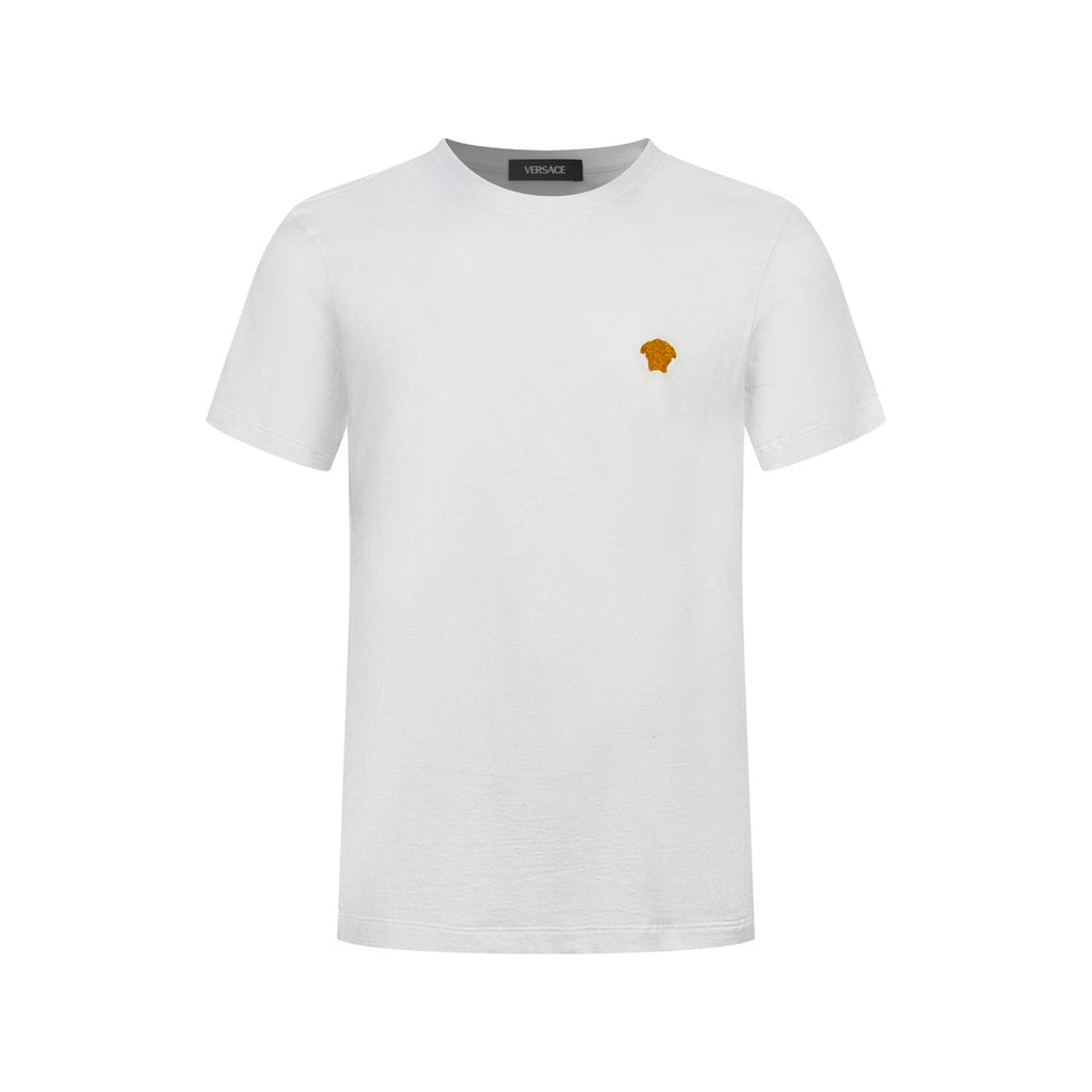 2026 New Ve Short-Sleeved Shirt with Gold Logo Embroidery (25166-A05)