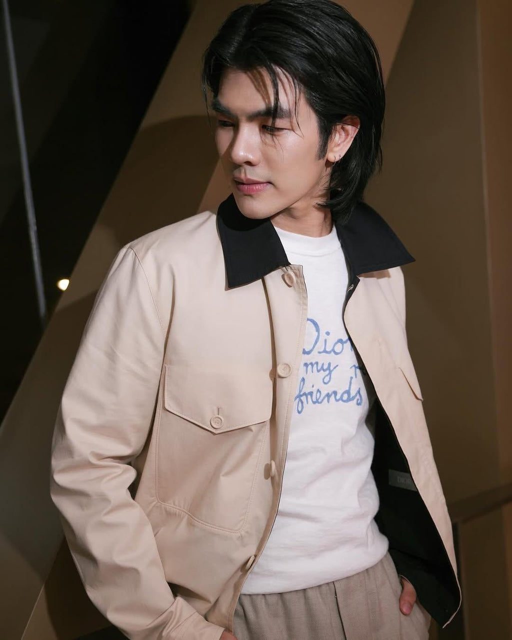 2026 New CD Towel Embroidered Short-Sleeve Shirt (25146-A15)