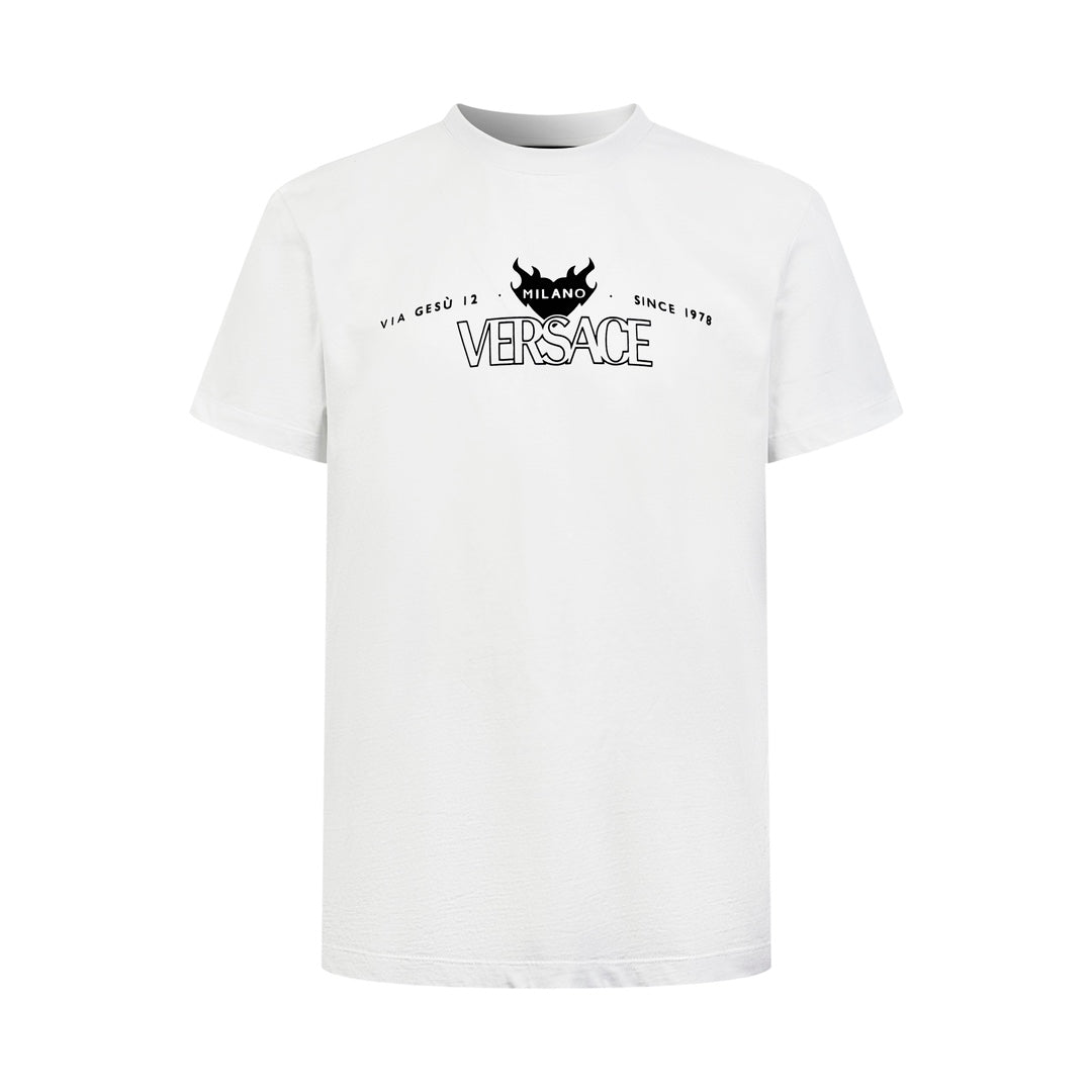 2026 New Ve Printed Logo Short-Sleeved T-Shirt (25177-A05)
