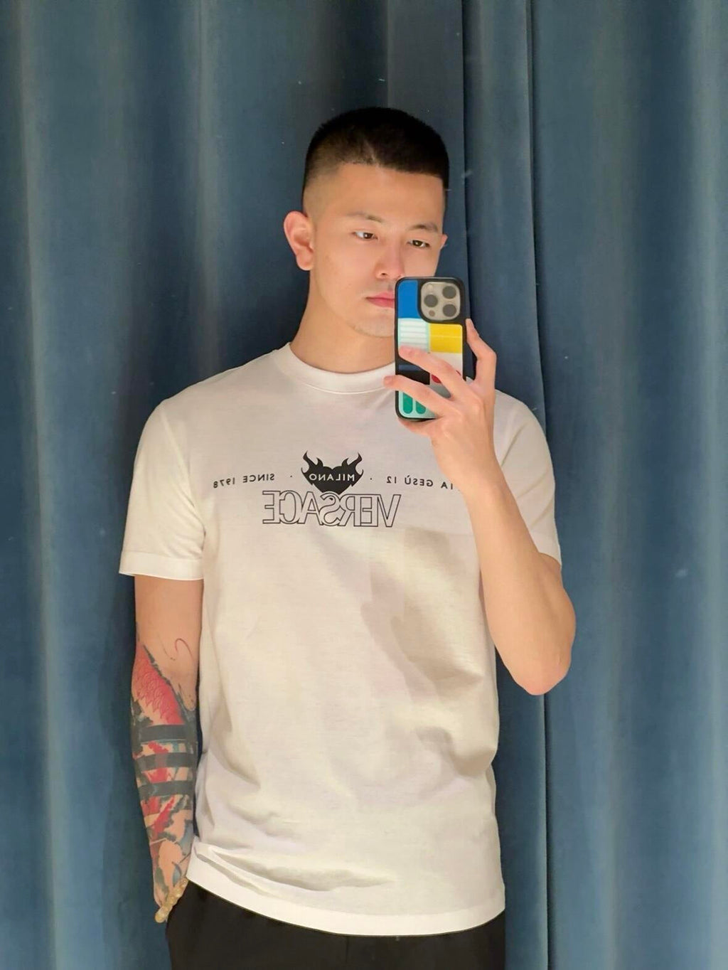 2026 New Ve Printed Logo Short-Sleeved T-Shirt (25177-A05)