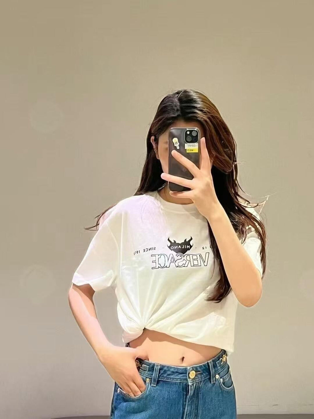 2026 New Ve Printed Logo Short-Sleeved T-Shirt (25177-A05)