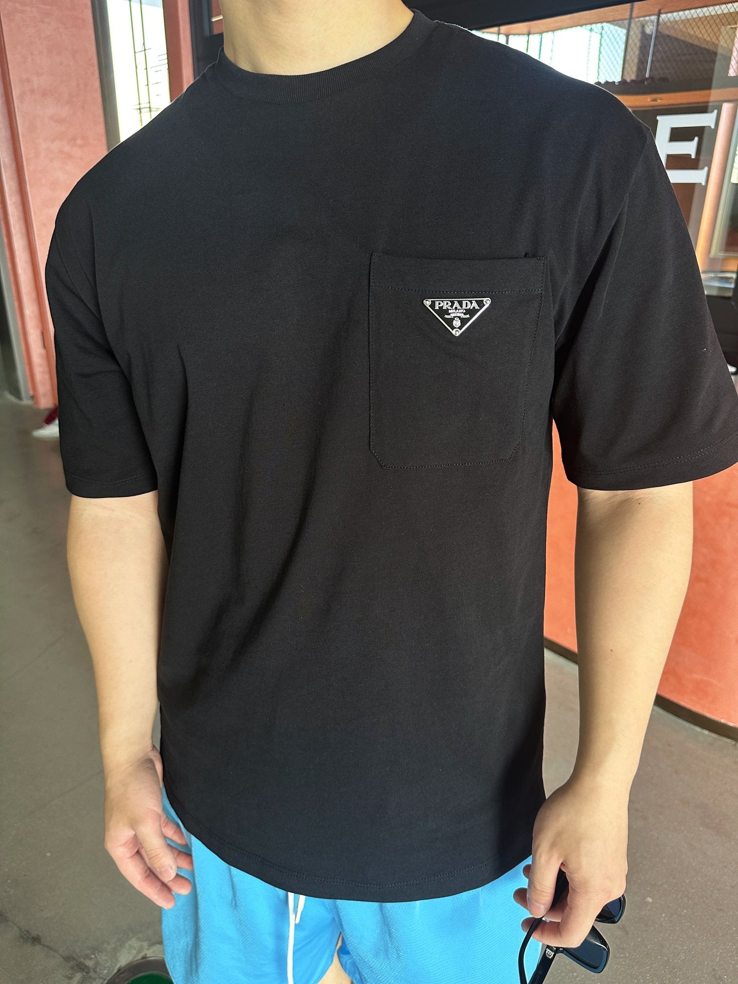 2026 New Triangle Brand Pocket Triangle Label Short-Sleeve Shirt (25247-A20)