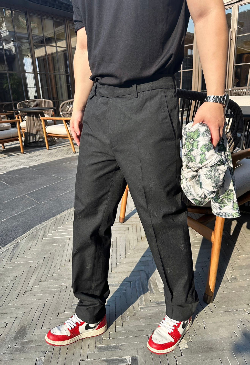 2026 New LY All-Over Jacquard Trousers (MM034-B90)