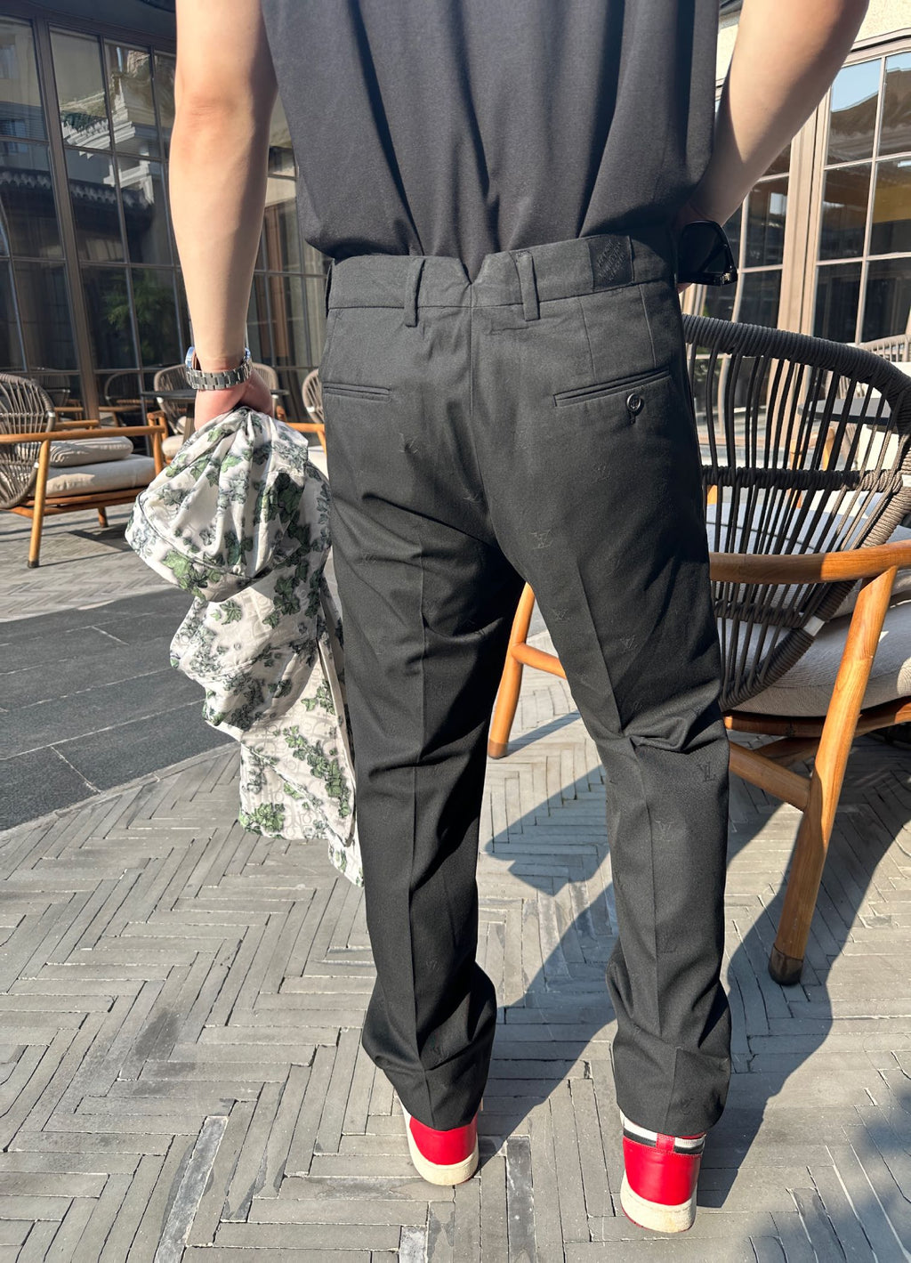 2026 New LY All-Over Jacquard Trousers (MM034-B90)
