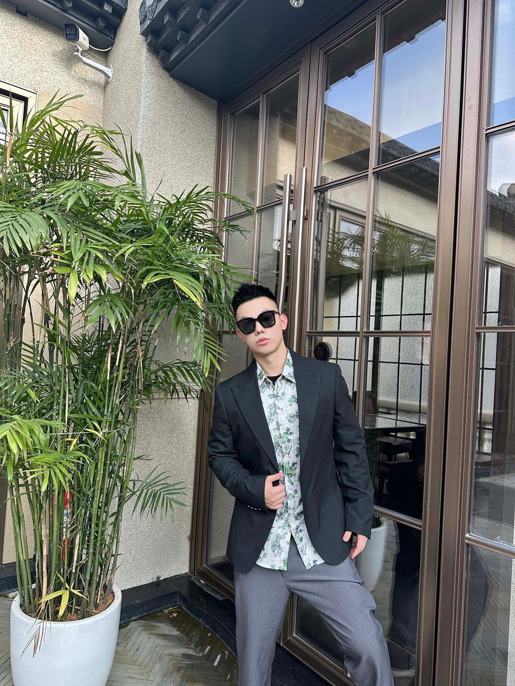 2026 new model LY full jacquard suit jacket (MM035-D10)