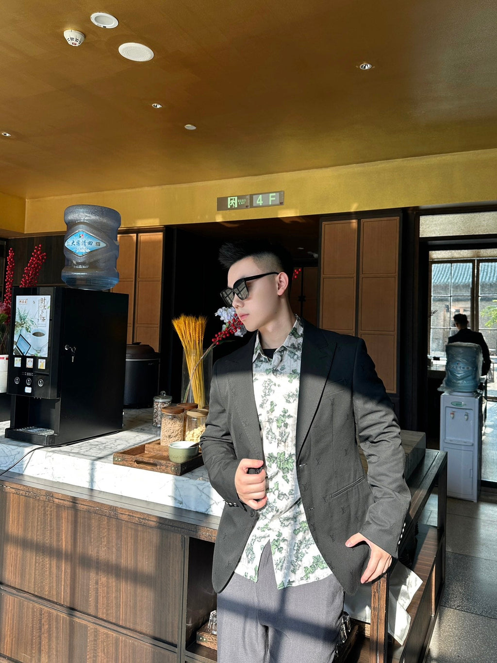 2026 new model LY full jacquard suit jacket (MM035-D10)