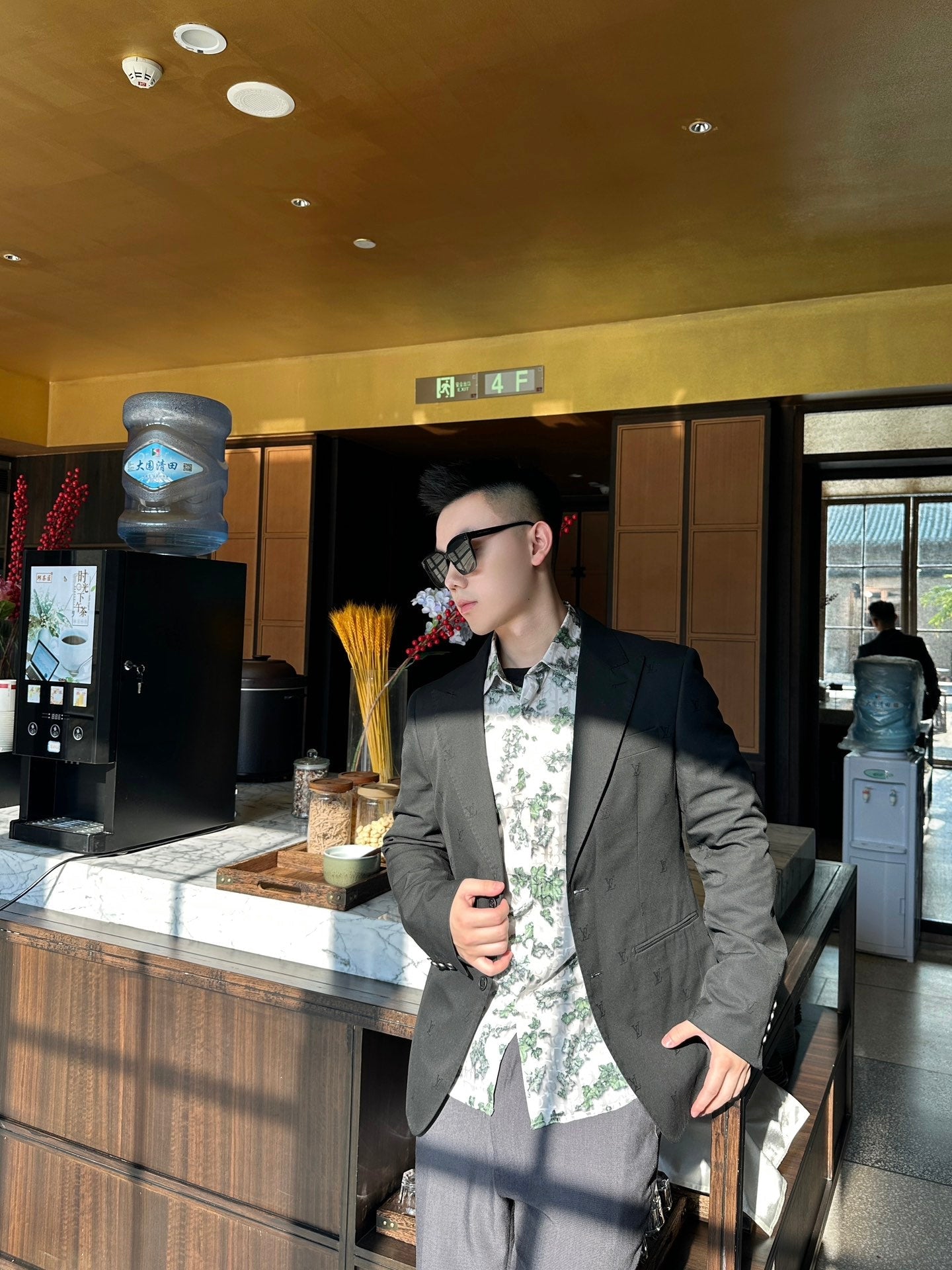 2026 new model LY full jacquard suit jacket (MM035-D10)