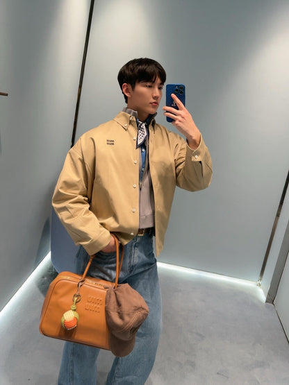 2026 New MM Embroidered Button-Up Jacket (25250-C25)