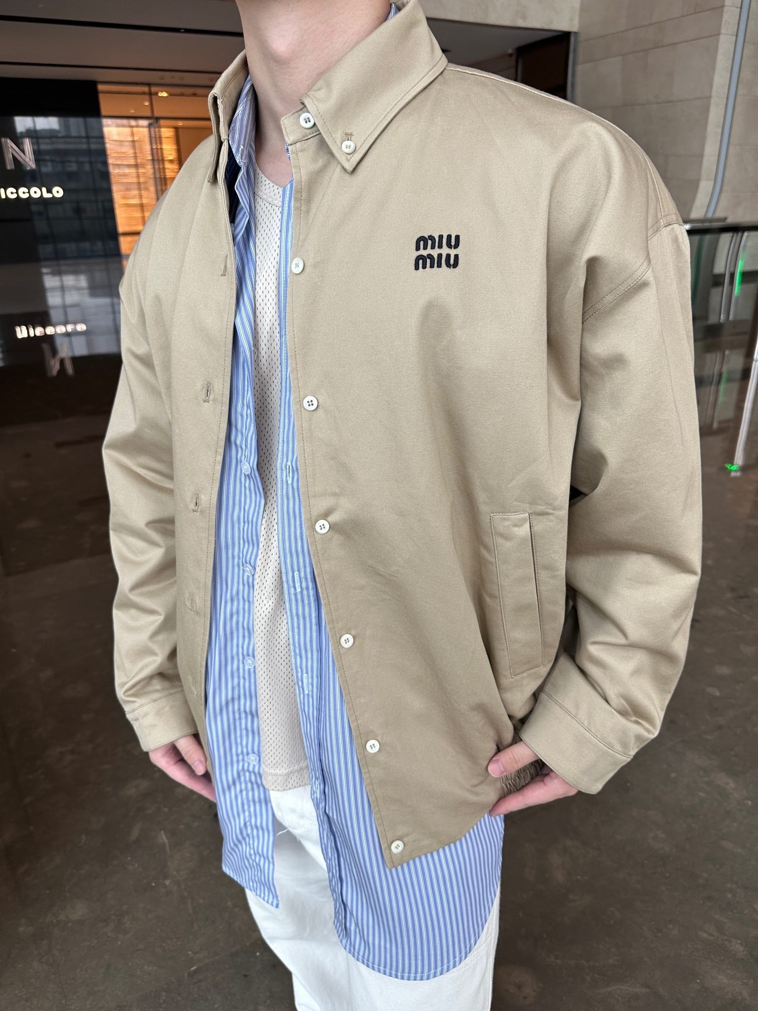 2026 New MM Embroidered Button-Up Jacket (25250-C25)