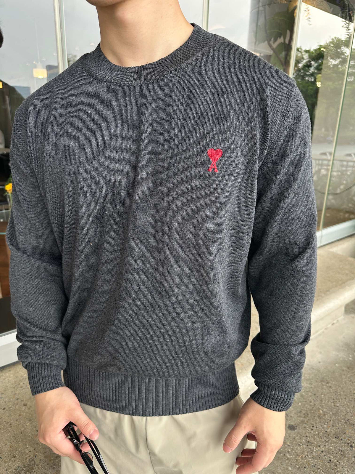 2026 New Heart A Embroidered Sweater (25168-B05)