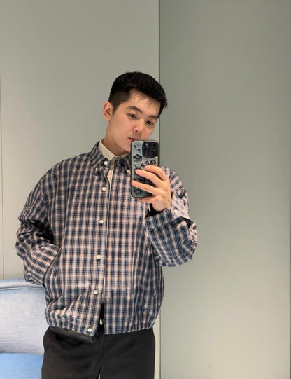 2026 New MM Embroidered Check Jacket (25258-C20)