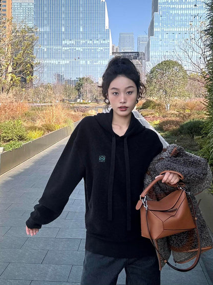 2026 New Way Embroidered Hooded Jumper (25186-B75)