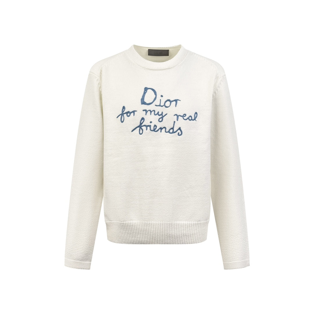 2026 New Style CD Embroidered Knitted Long-Sleeved Shirt (25307-B30)