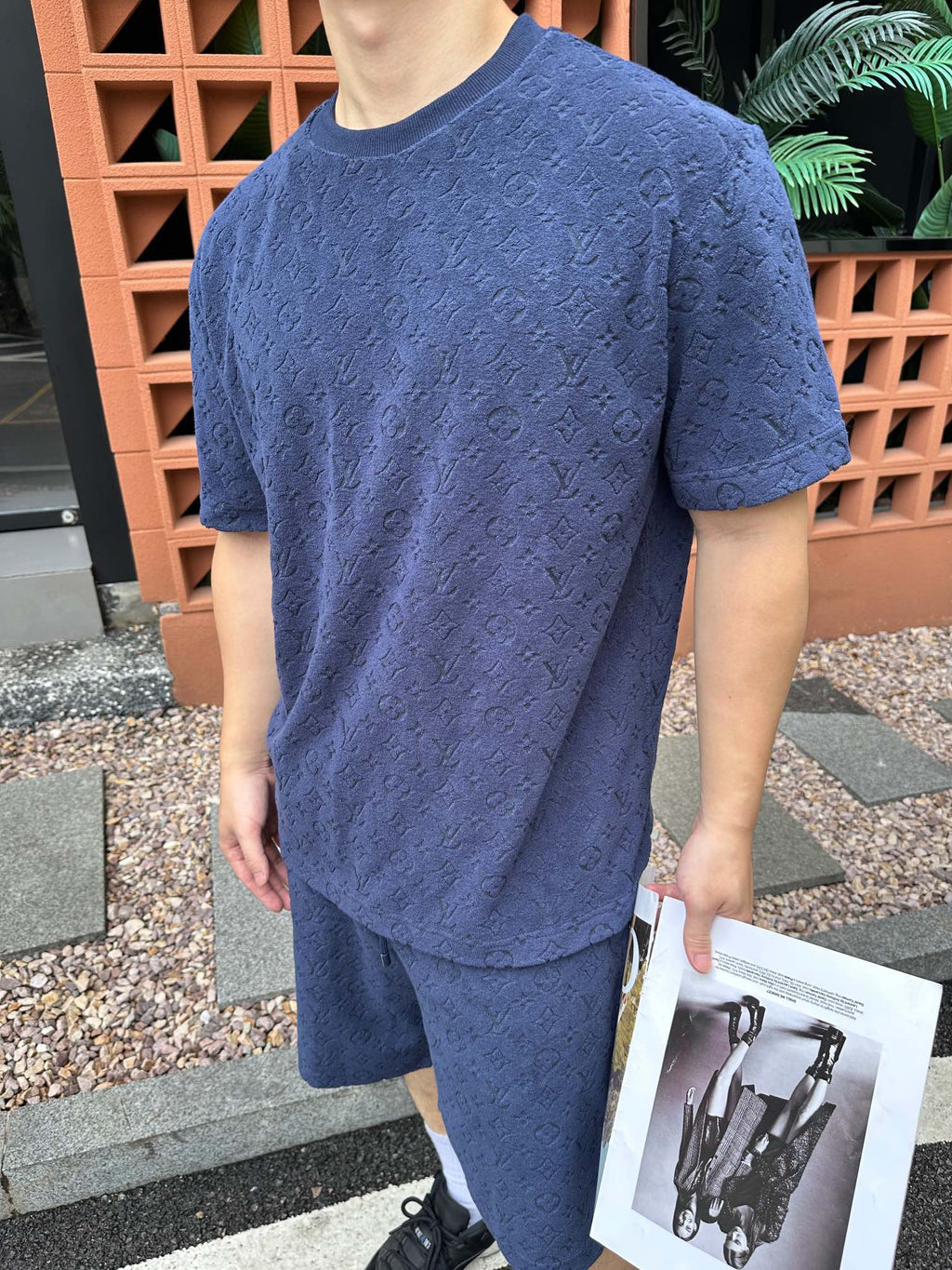 2026 New LY Textured Terry Shorts (55015-A55)