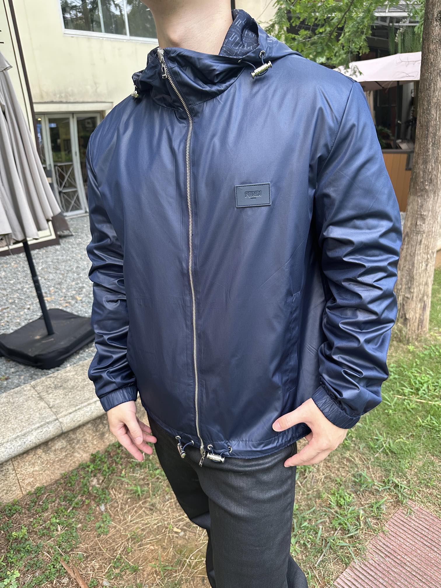 2026 New FF Reversible Hooded Jacket (25331-C15)