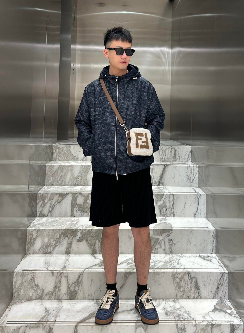 2026 New FF Reversible Hooded Jacket (25331-C15)