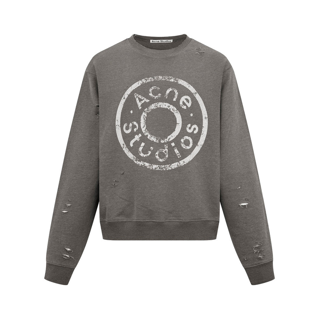 2026 New Acn Distressed Logo Sweatshirt with Holes (25310-B20)