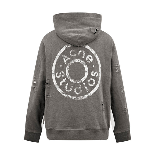 2026 New Acn Distressed Logo Zip-Up Jacket with Holes (25303-B75)