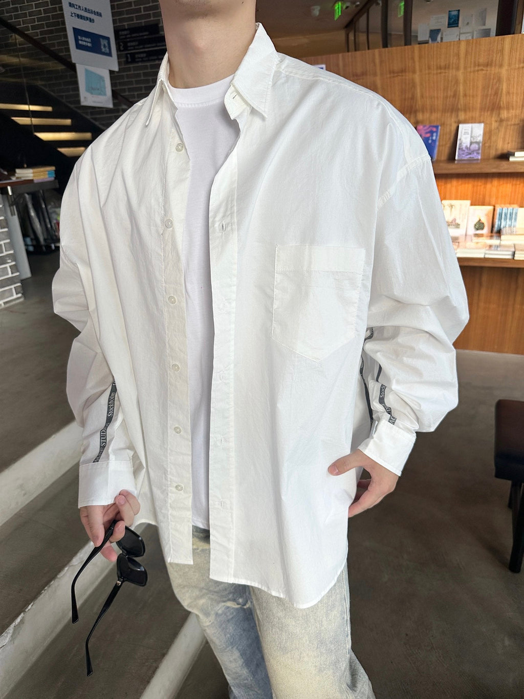 2026 New Acn Jacquard Logo Shirt (25277-B25)