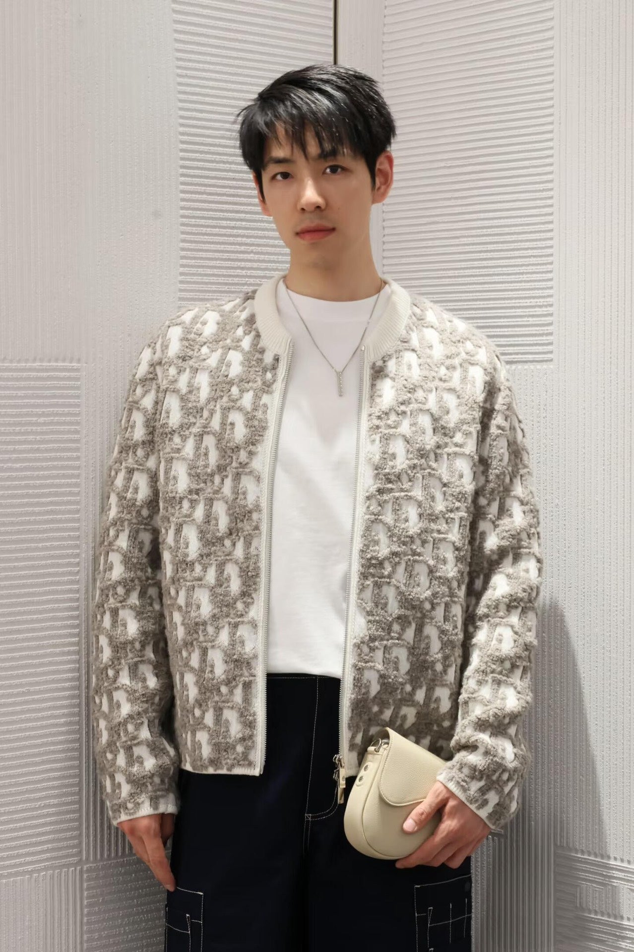 2026 New Style CD Printed Cotton Sweater Coat (25330-B95)