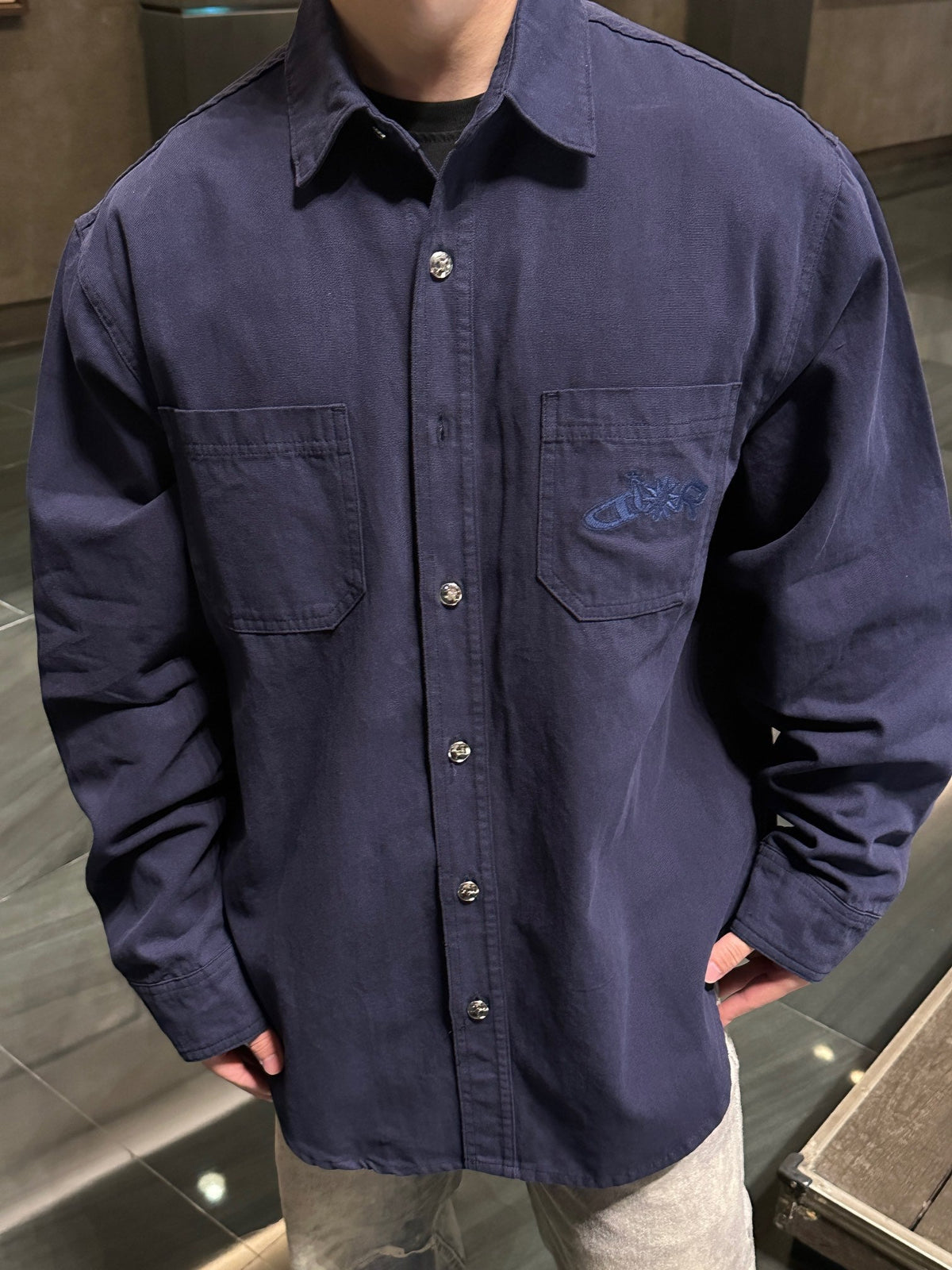 2026 New CD Embroidered Shirt (BB703-B20)