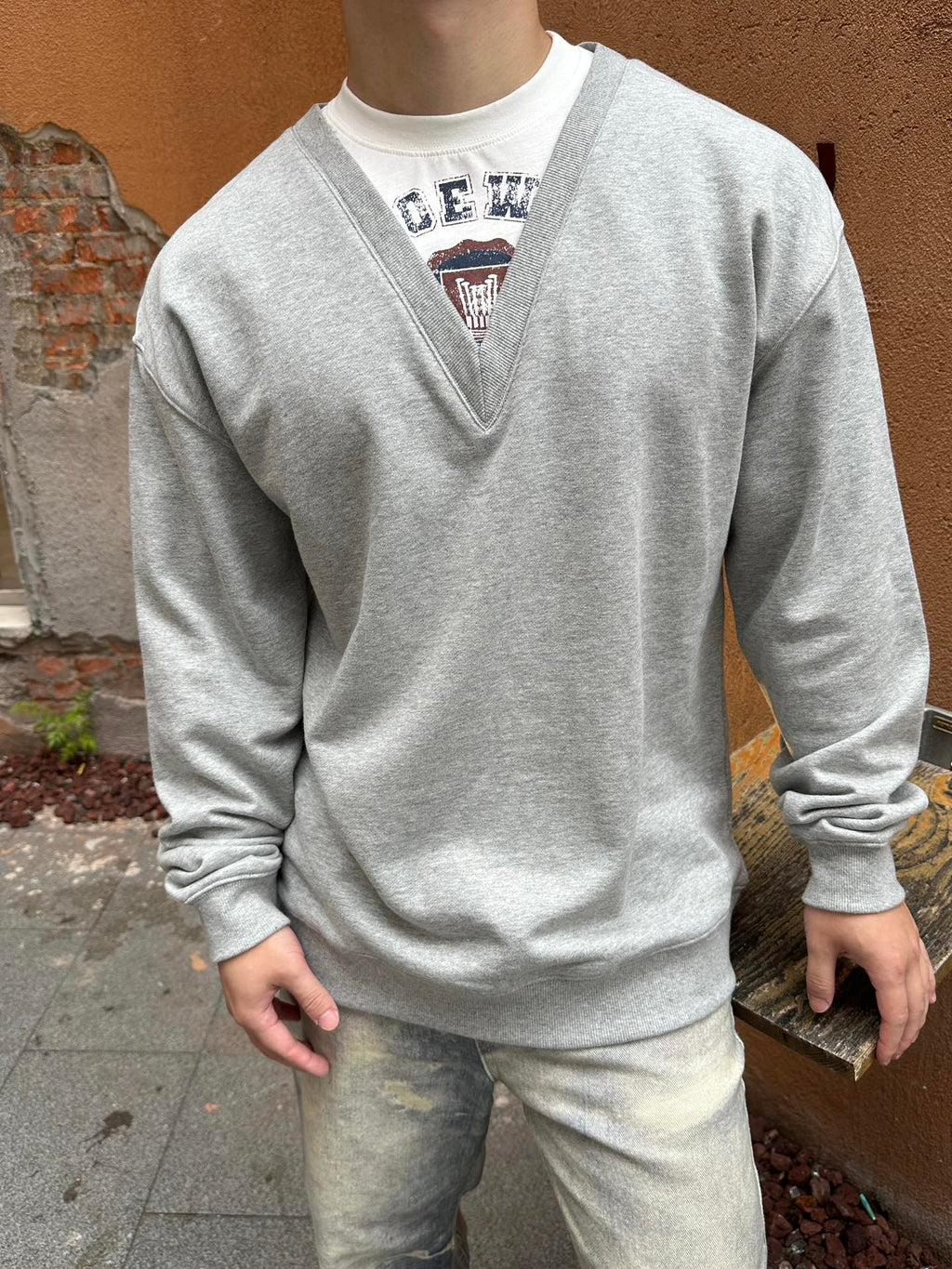 2026 New Way Two-Piece Printed Sweatshirt (BB701-B00)