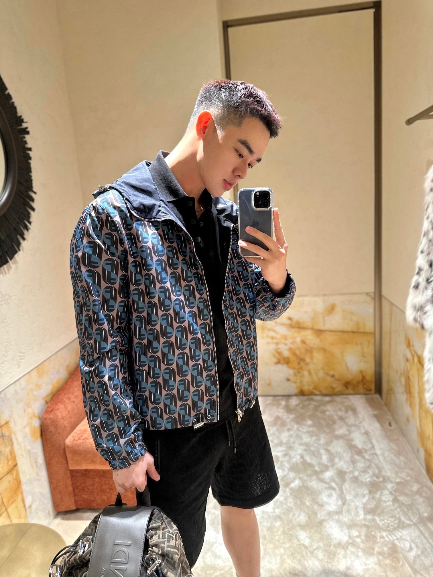 2026 New FF Reversible Hooded Jacket (25347-C05)