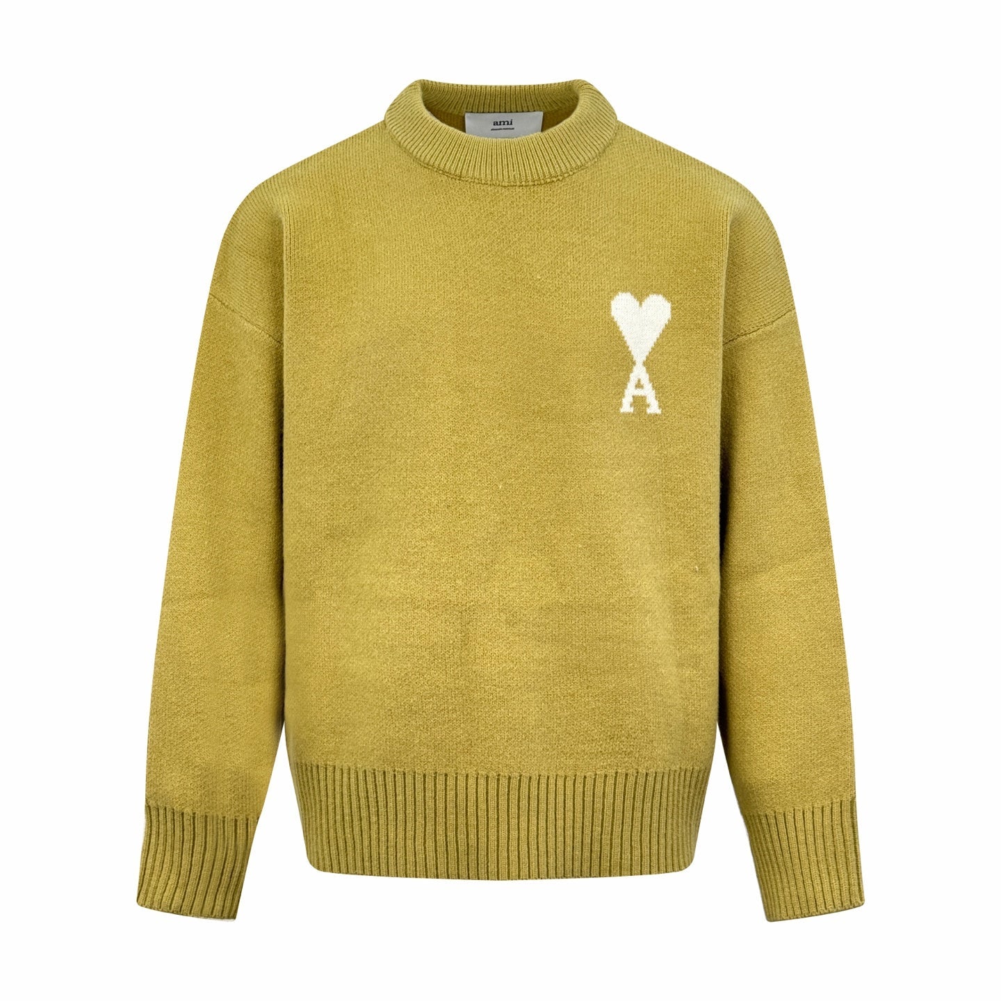 2026 New Model Heart A Heart Patterned Round-neck Sweater (25374-B15)