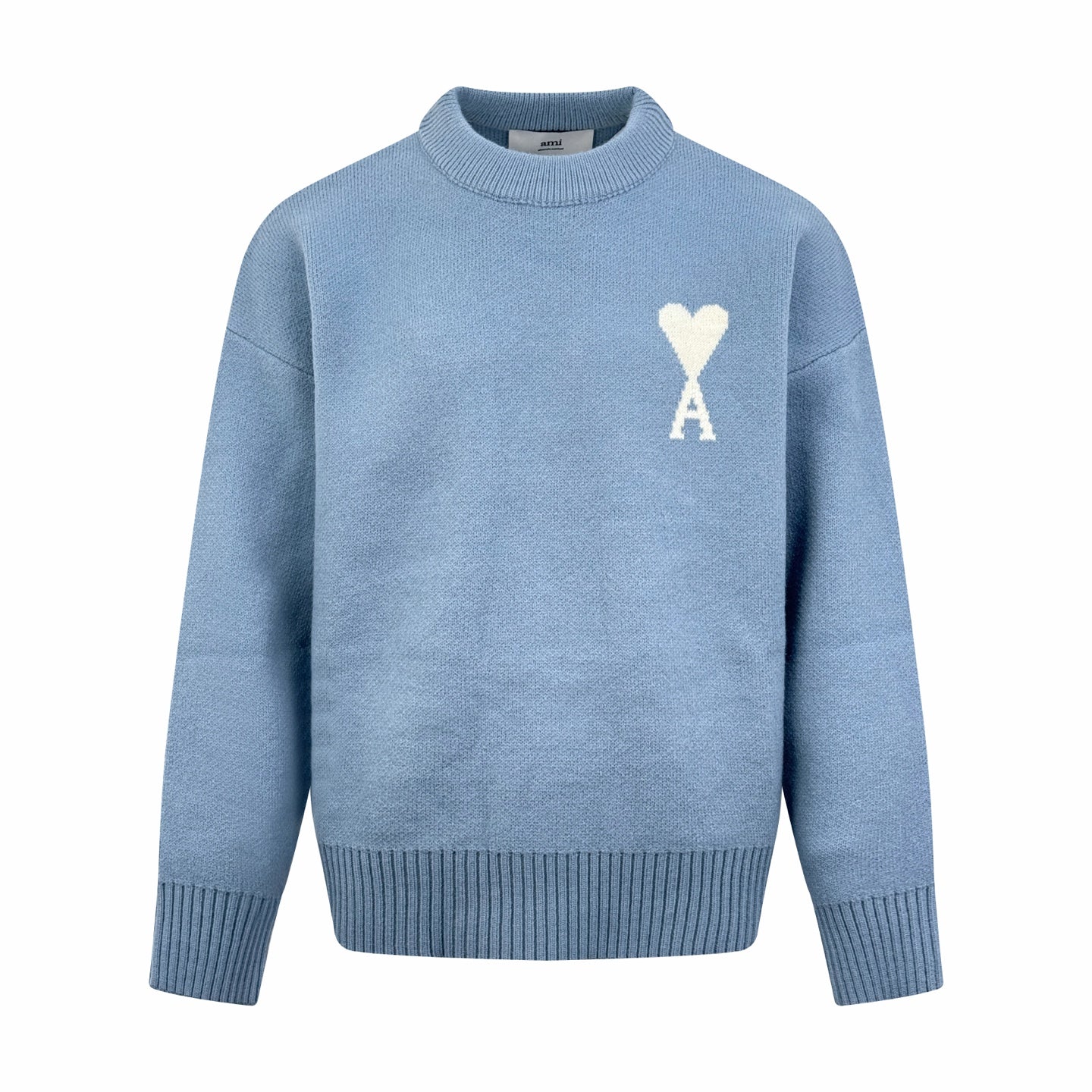 2026 New Model Heart A Heart Patterned Round-neck Sweater (25374-B15)