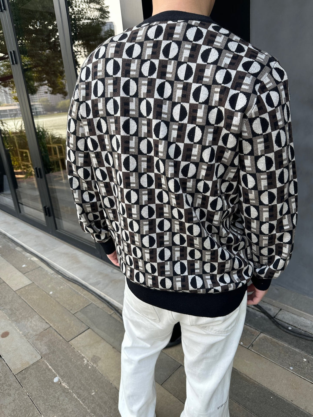 2026 New Arrival FF Jacquard Jumper (25385-B35)