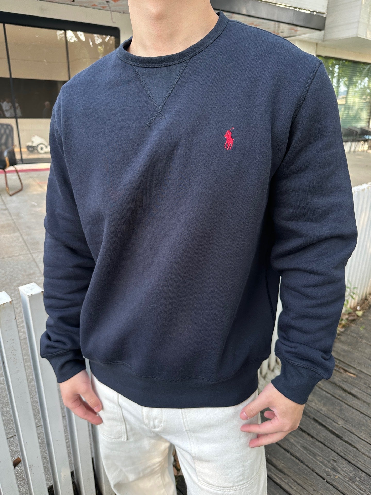 2026 New RL Logo Embroidered Hoodie (25296-A65)