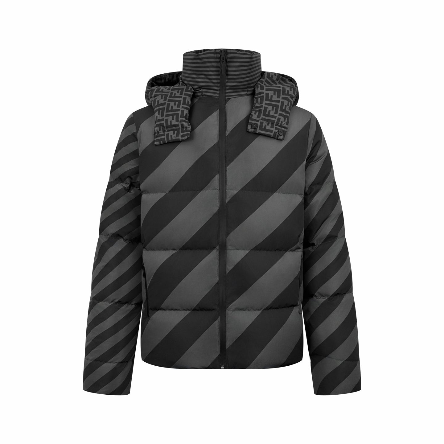 2026 New FF Reversible Hooded Down Jacket (25352-E60)