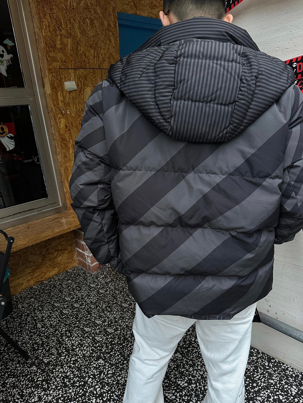 2026 New FF Reversible Hooded Down Jacket (25352-E60)